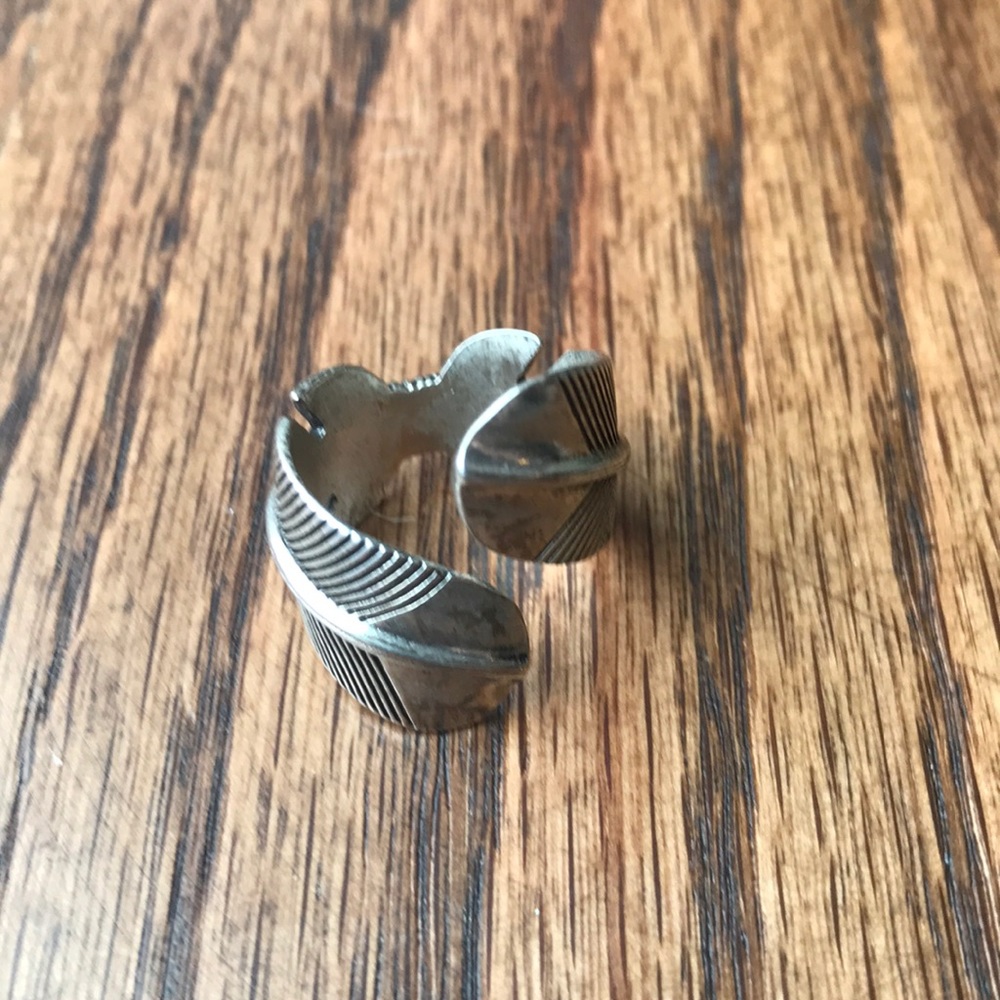 Lucky brand feather ring